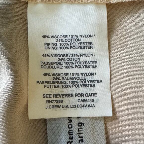 J Crew Size 2 Black Lace and Nude Sleeveless Dress with Pockets - Picture 9 of 9